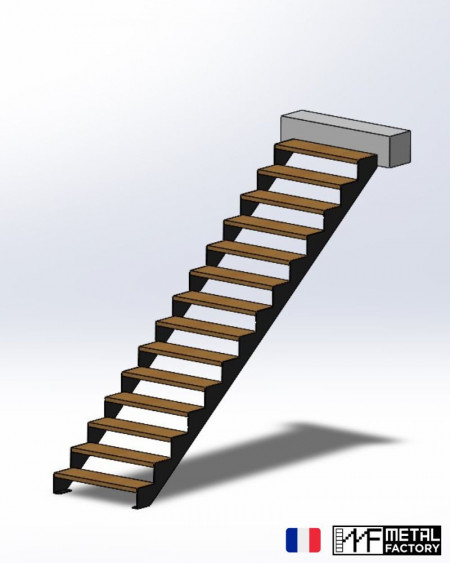 plan de dimensionnement et de fabrication de votre escalier métal