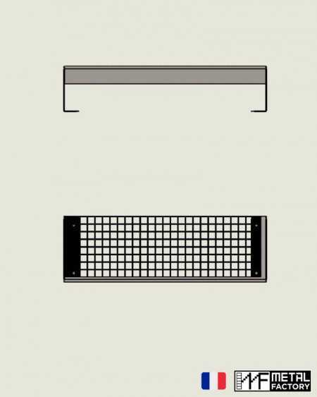marche pied  en acier largeur 80 ou 100 cm