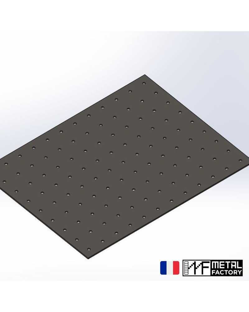 plaque découpée au laser pour table de soudure