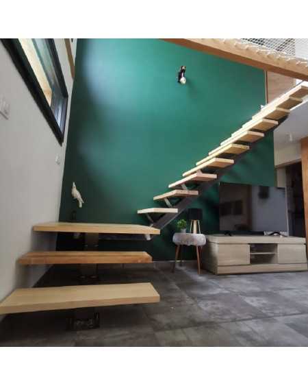 exemple escalier avec support basic metal