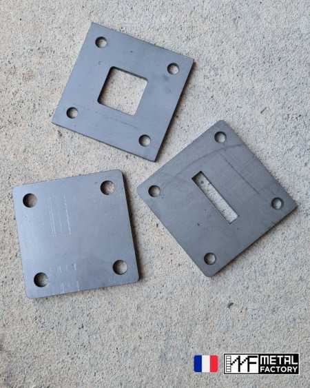 platines d'ancrage en acier à souder - différents modèles sur notre boutique