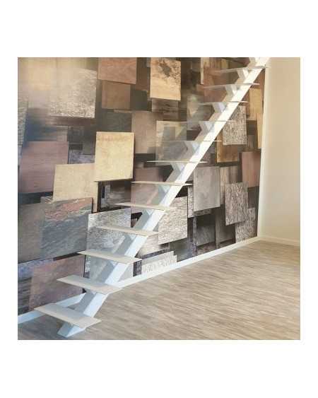poutre centrale sur mesure pour escalier droit