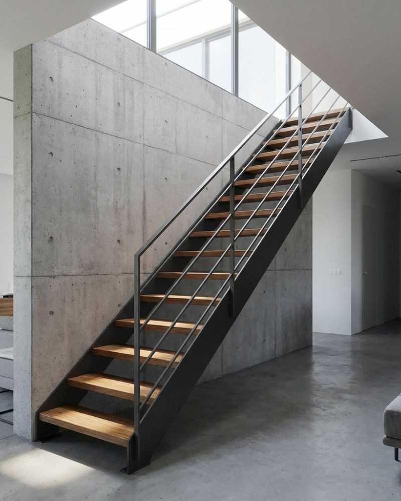 escalier droit sur mesure fabriqué en France