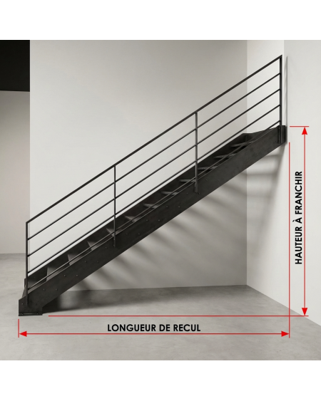 escalier métal et bois 100% sur mesure