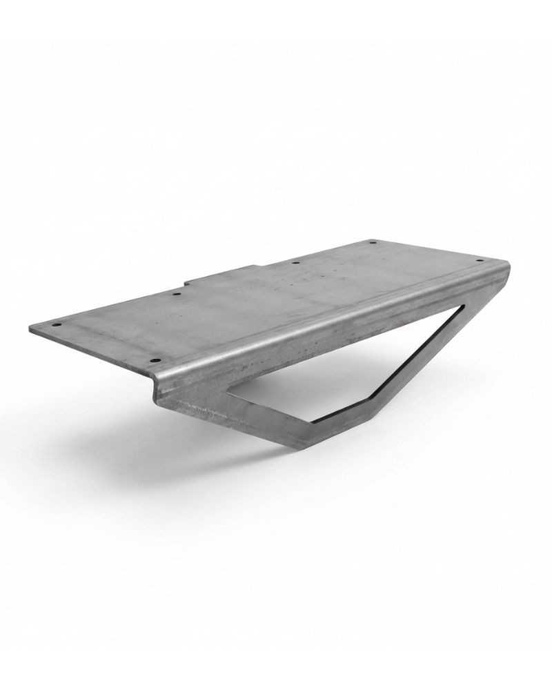 support de marche en acier à souder pour escalier droit en métal