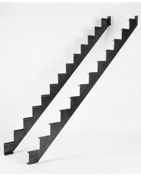 Limon en acier type crémaillère sur mesure pour un projet 100% personnalisé